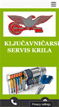 Mobile Screenshot of krila-kljuci.si